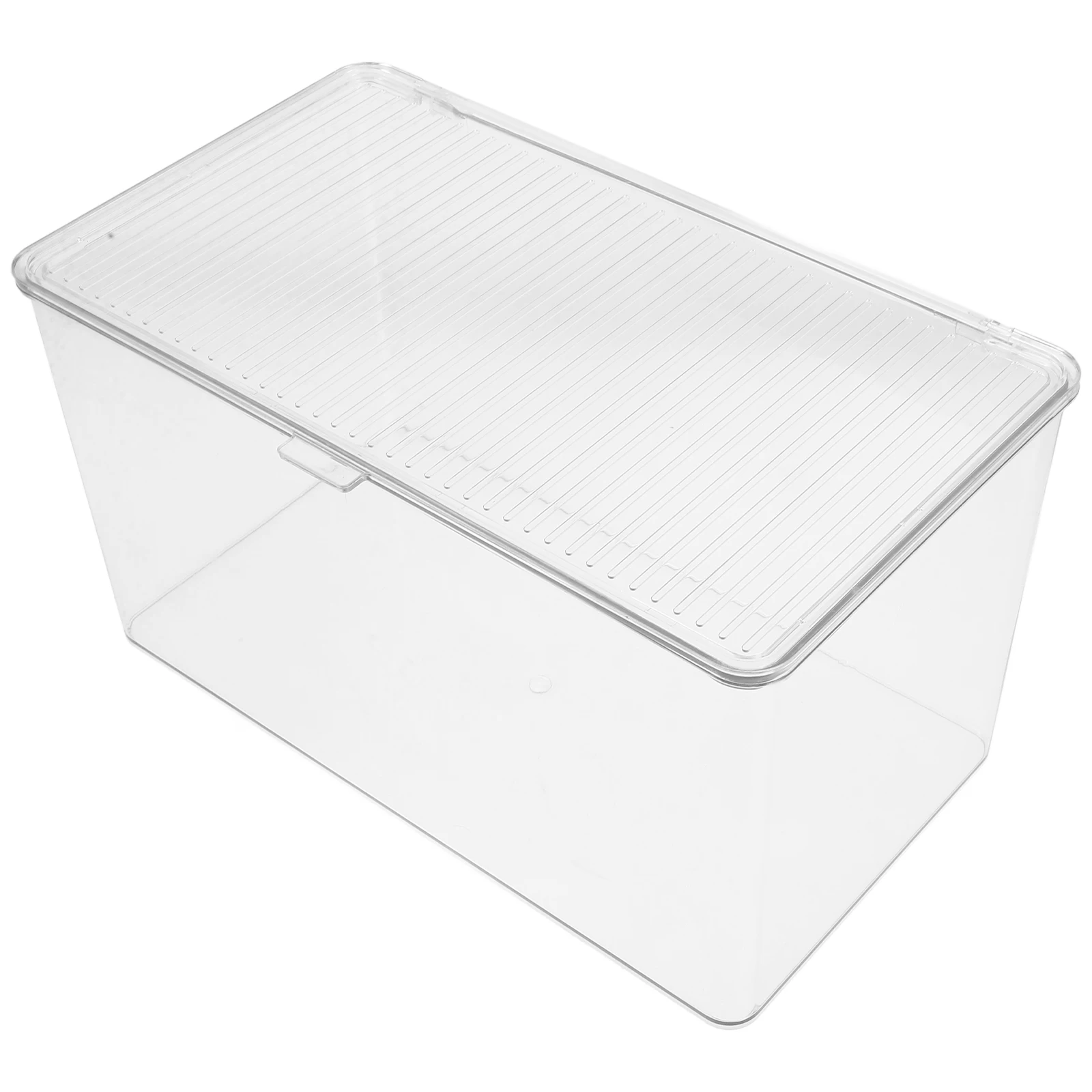 

Badge Display Stand Transparent Acrylic Storage Box Clear Plastic Container Organizer Large Capacity Compact Design