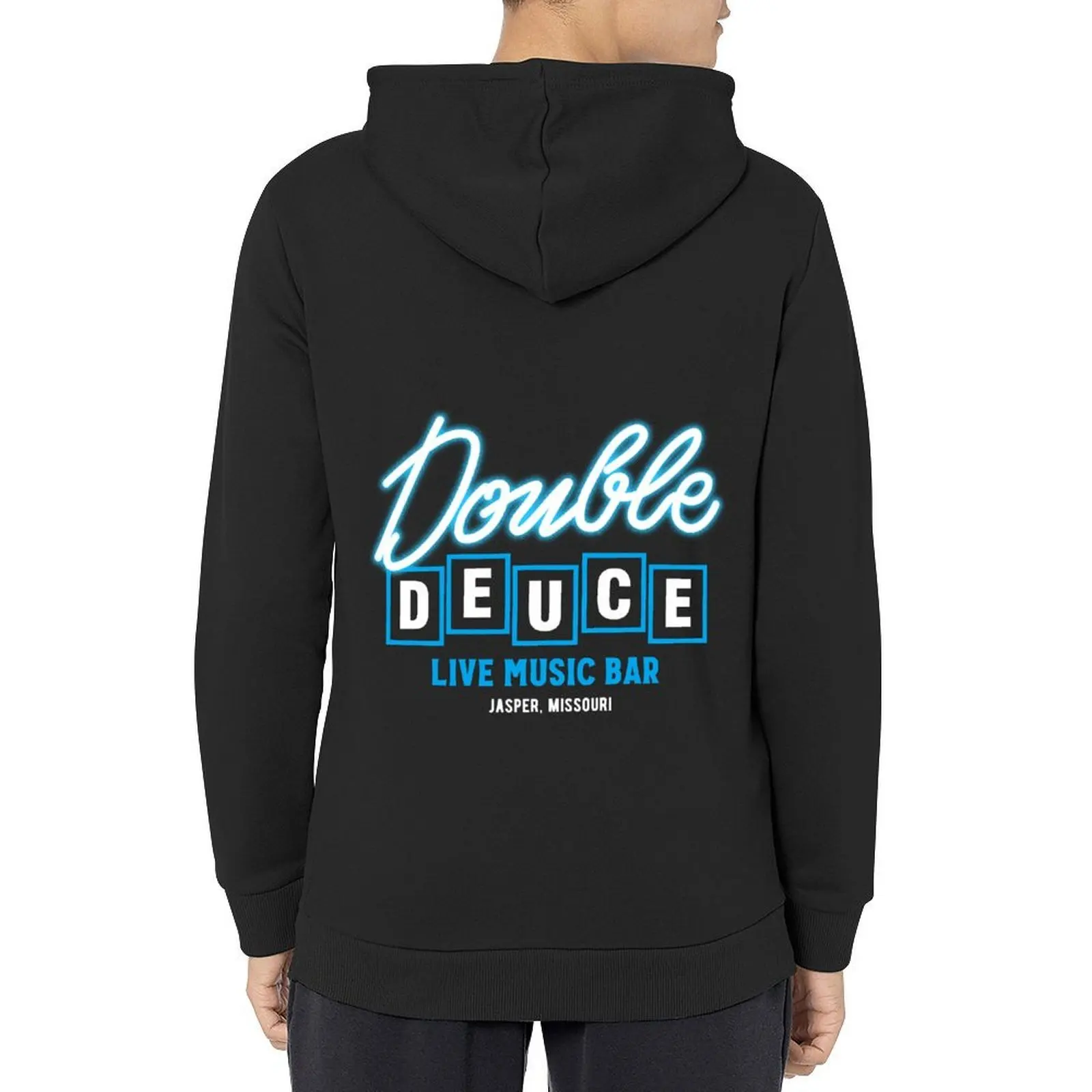 Double Douce - شريط الموسيقى الحية هوديي ملابس رجالية ملابس أنيمي ملابس للرجال ملابس رجالية مصممة بقلنسوة