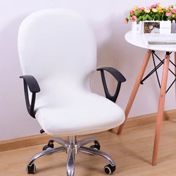 Rotating Chair Slipcovers Protector Removable Rotating Boss Chair Slipcovers for High Back Chair Seat Backrest