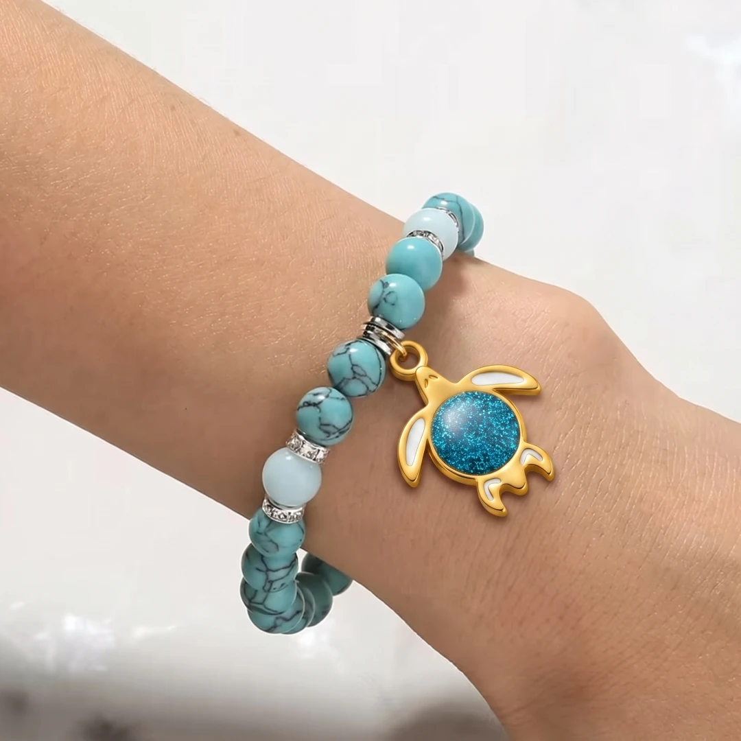 5 Stück Goldene Edelstahl-Schildkröten-Anhänger für DIY-Ohrringe, Armreifen, Armbänder, Halsketten, Schmuckherstellung, Großhandel – Detail 5