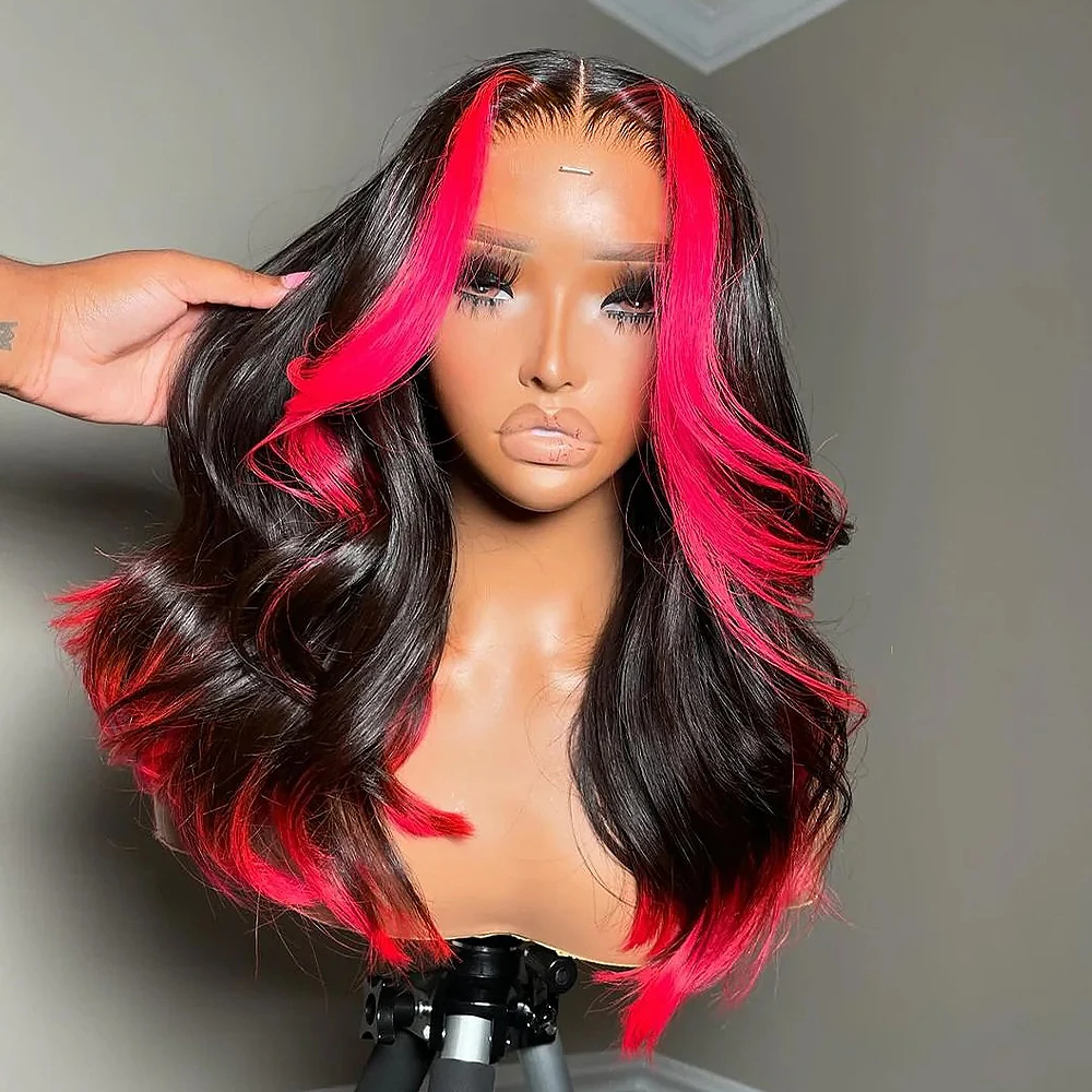 

Бесклеевые парики с объемной волной 16-36 дюймов для женщин, плотность 400, мелированный парик для женщин, парики из 100% человеческих волос 13x6HD, полный парик фронта шнурка