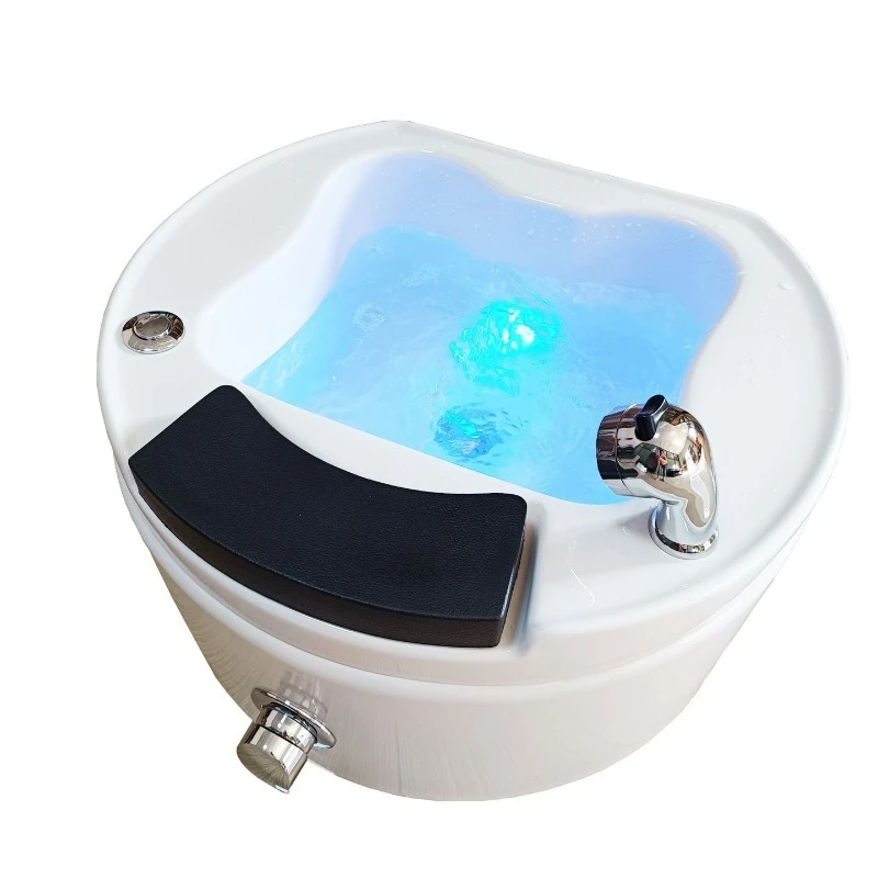 

Round color spa club commercial, manicure basin acrylic massage surf foot bath basin