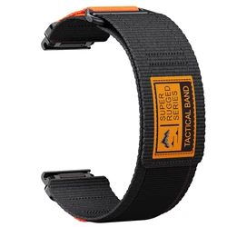26mm Garmin Nylon Loop Strap Enduro1 2 Quick Fit Wristband Watch Band Fenix7XPro 5X 5XPlus 6X 6XPro Bracelet Tactix 7Pro Belt