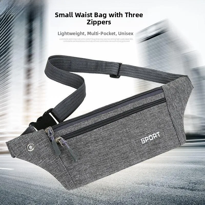 

Ultra-Thin Sports Fanny Pack Unisex Running Phone Bag Multi-Functional Waterproof Invisible Fitness Waist Belt Crossbody Ches...