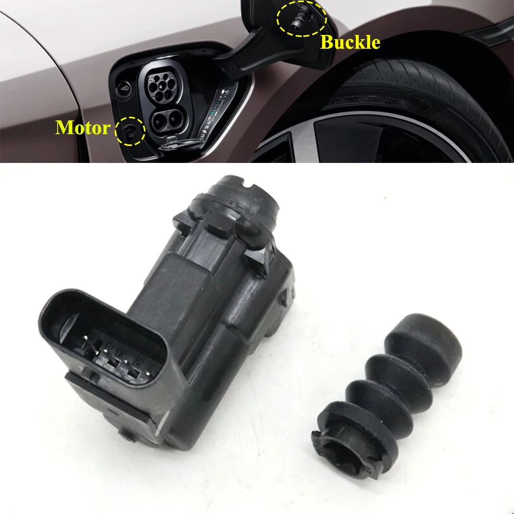 

Charging Port Cap Snap Spring Rebound Buckle Outer Cover Lockpin Actuator Motor Switch For Porsche Taycan 9J1 2019-2026