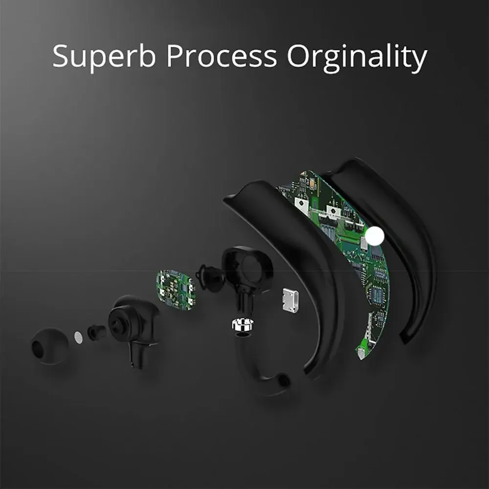 X23 Wireless Earphones One Ear Bluetooth Headphones TWS In Ear EarHooks Mini Handsfree Calls Headset With Microphone