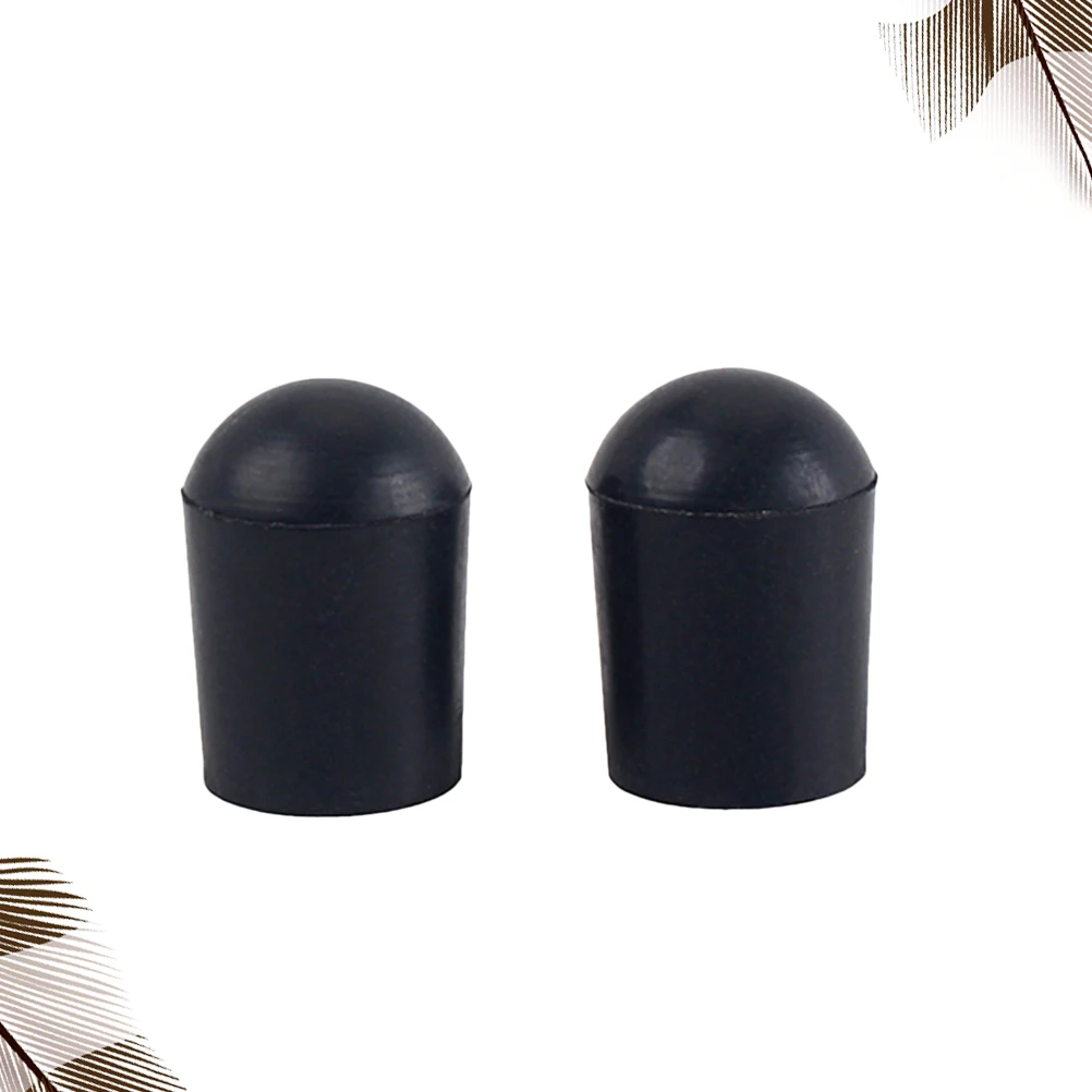 

2pcs Endpin Tip Protector Rubber Cello Tail Pin Cap Non-Slip Mat Lightweight Durable Rust Protection For Cello