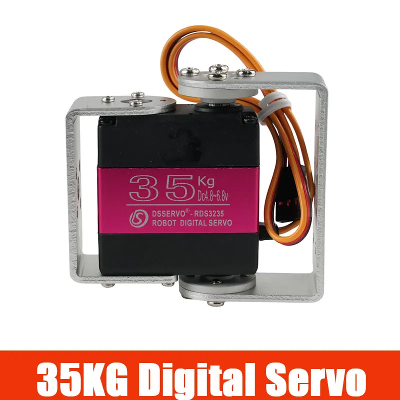 

Цифровой сервопривод для роботов 35 кг, высокомоментный, с металлическим редуктором, водонепроницаемый, 180/270 градусов, с U-образным кронштейном для роботизированных рук и радиоуправляемых моделей