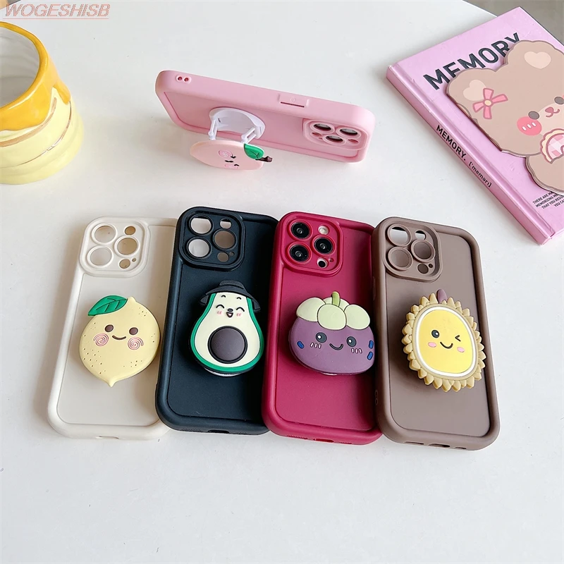 Cute Cartoon Case For Honor Magic 6 Pro 5 4 Lite 3 Play 50 40 30 Plus 8T 7T 9X 8X 8A 20 Foldable Stand Phone Holder Cover Fundas