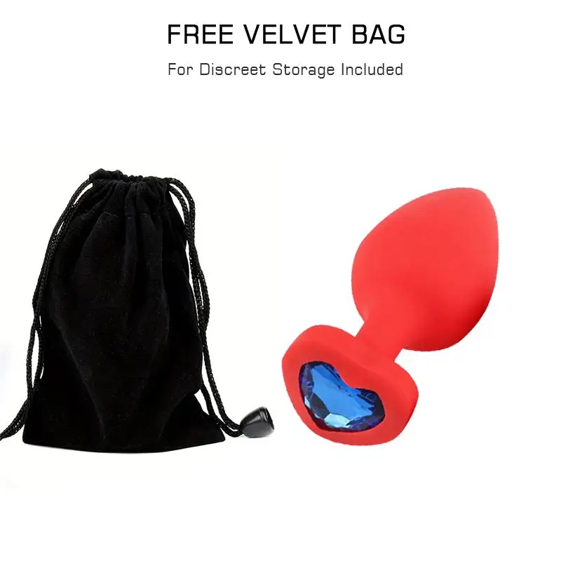 Silicone Anal Butt Plug Sex Toys for Woman Jewel Heart Tapon Ana Buttplug Sports Annal Extreme Deep Man Female Gay Tooys Shop 18