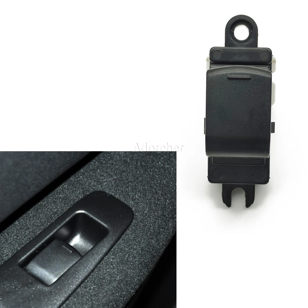 Black Power Window Control Switch Window Lifter Switch Button Compatible For Nissan Qashqai J10 JJ10 2007 2008 2009 2010