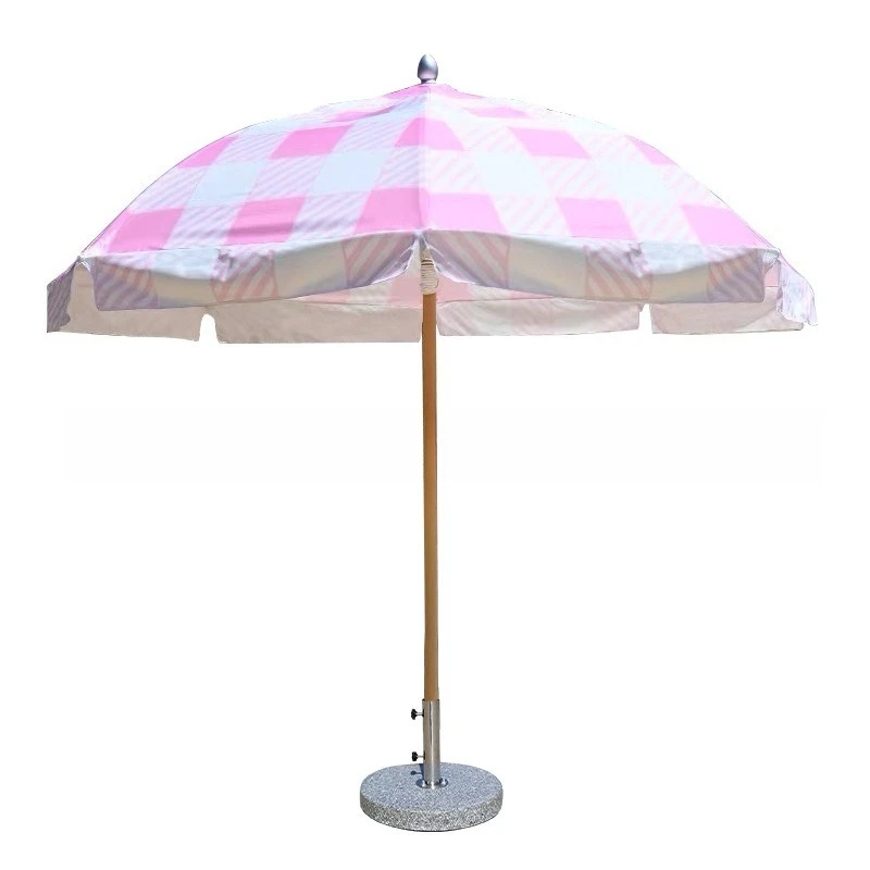 Outdoor parasol courtyard, B & B Zhongzhu umbrella scenic beach by the sea