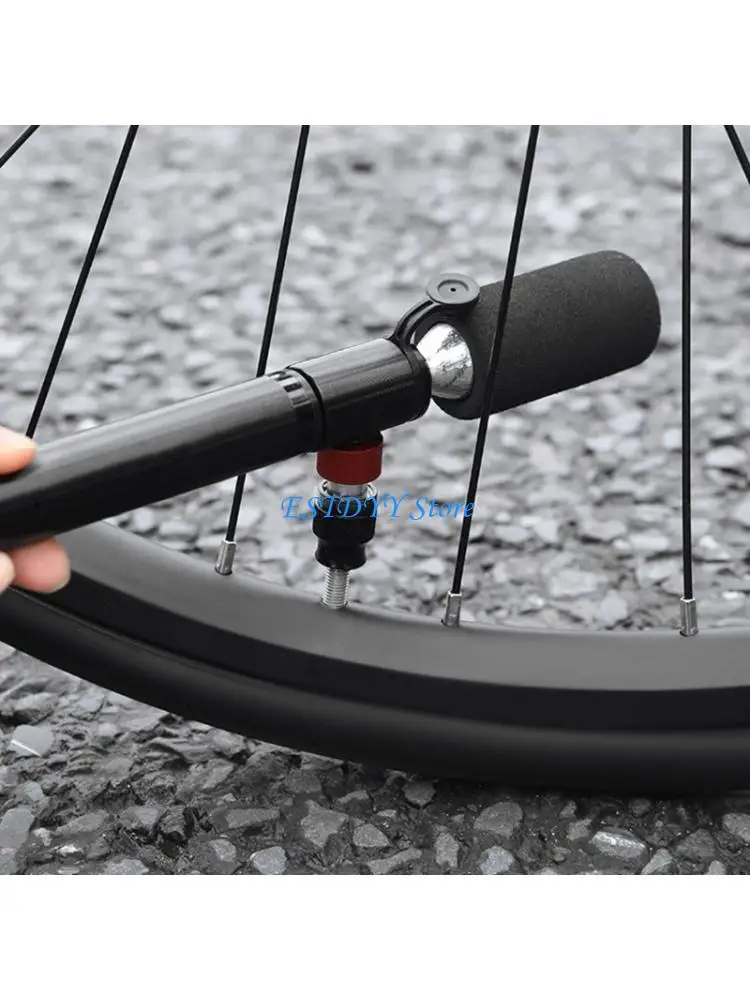 

G6DE Portable Cycle Tire Quick Inflation Nozzle Protable Frame Mount