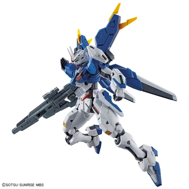 In Stock Bandai 100% Genuine Gundam Model Kit HG 1/144 gundam Aerial Rebuild Anime Action Figure Collection Assembly Model Toys view 4