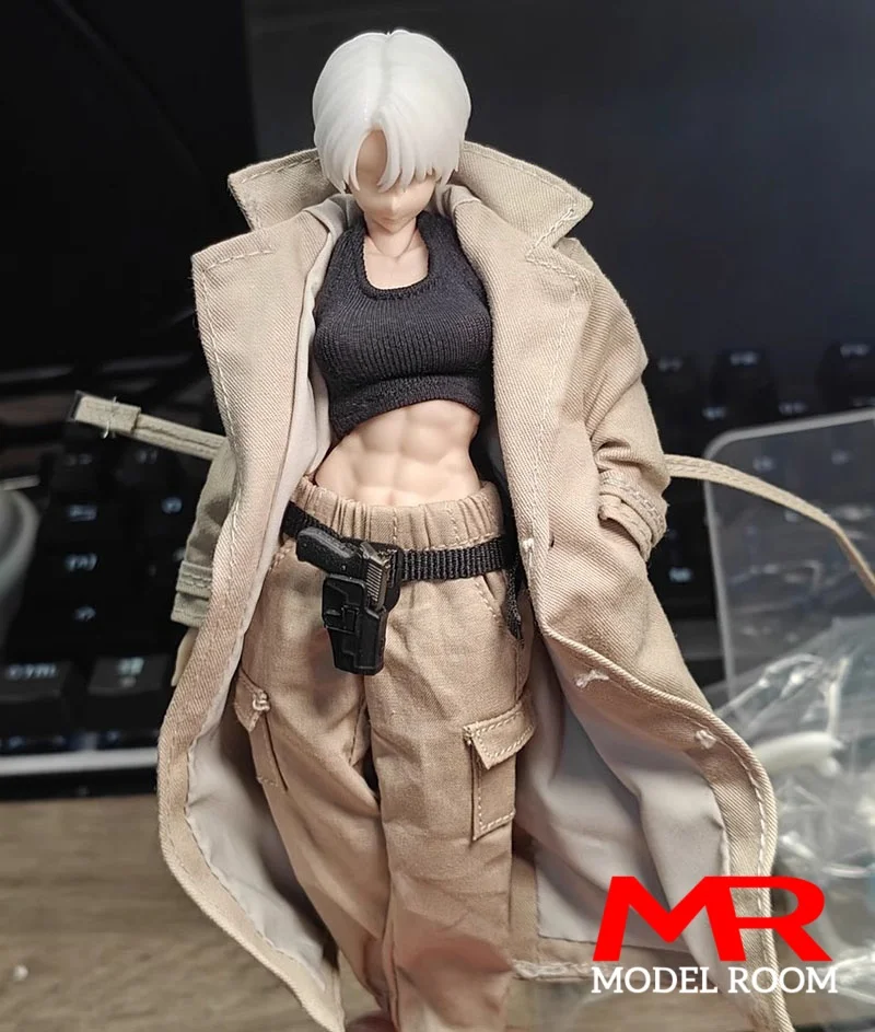 ATStory 1/12 مقياس الذكور طويلة مصدات الرياح معطف الرياح الملابس نموذج صالح 6 '' Notaman الجندي عمل الشكل دمى الجسم