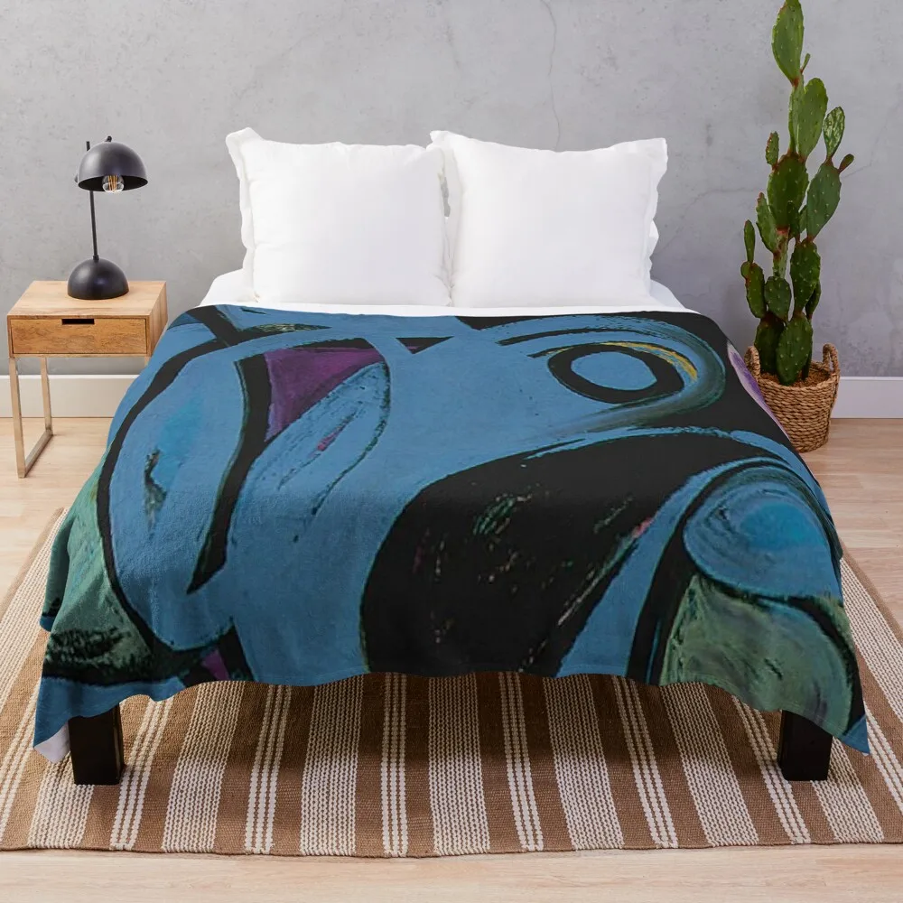 

Lee Krasner Throw Blanket Flannel Camping Thin Plaid Blankets