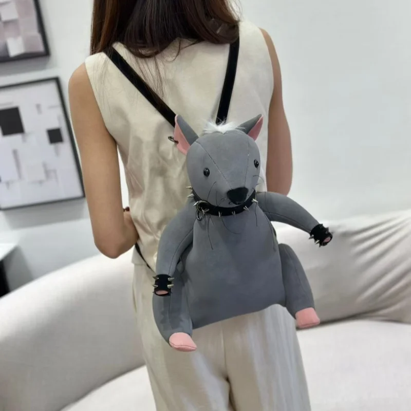 

Новая повседневная сумка-рюкзак 2026 года с креативным дизайном в виде милой мышки, женская модная вместительная сумка из искусственной кожи