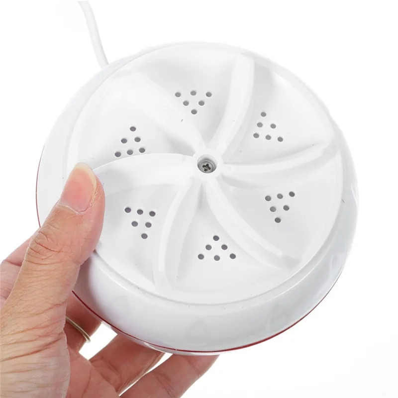 B59B-Portable Mini Washing Machine Ultrasonic Turbo Washer With USB For Home Business Travel College House RV Portable Washer