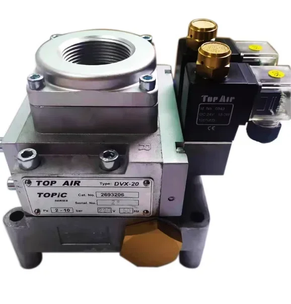 

TOP AIR dual solenoid valve DVX-15 2694206 24V 110V 220V 2694210 DVX-20 2693206 2693210 TOPIC SERIES