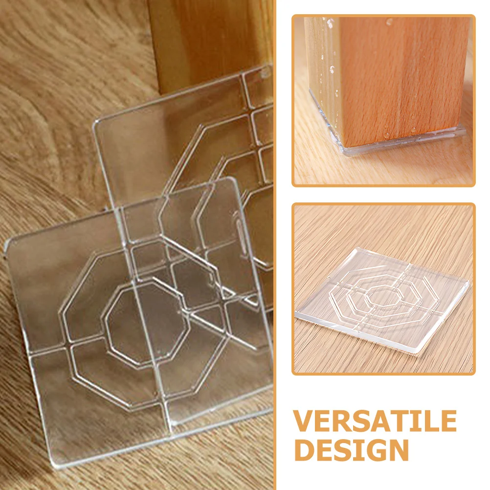 

12Pcs Furniture Leg Pads Wear-Resistant Protective Pads for Chair Table Legs Scratch Soundproof Floor Protectors