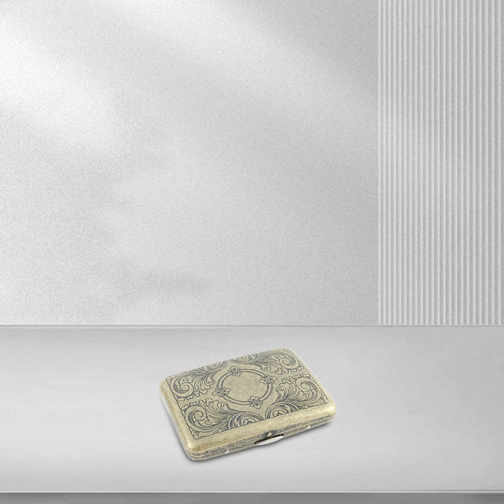 

Washable Stainless Steel Cigarette Case Durable Cigarette Box Accessories Moisture Proof Storage For All Kinds Of Cigarettes