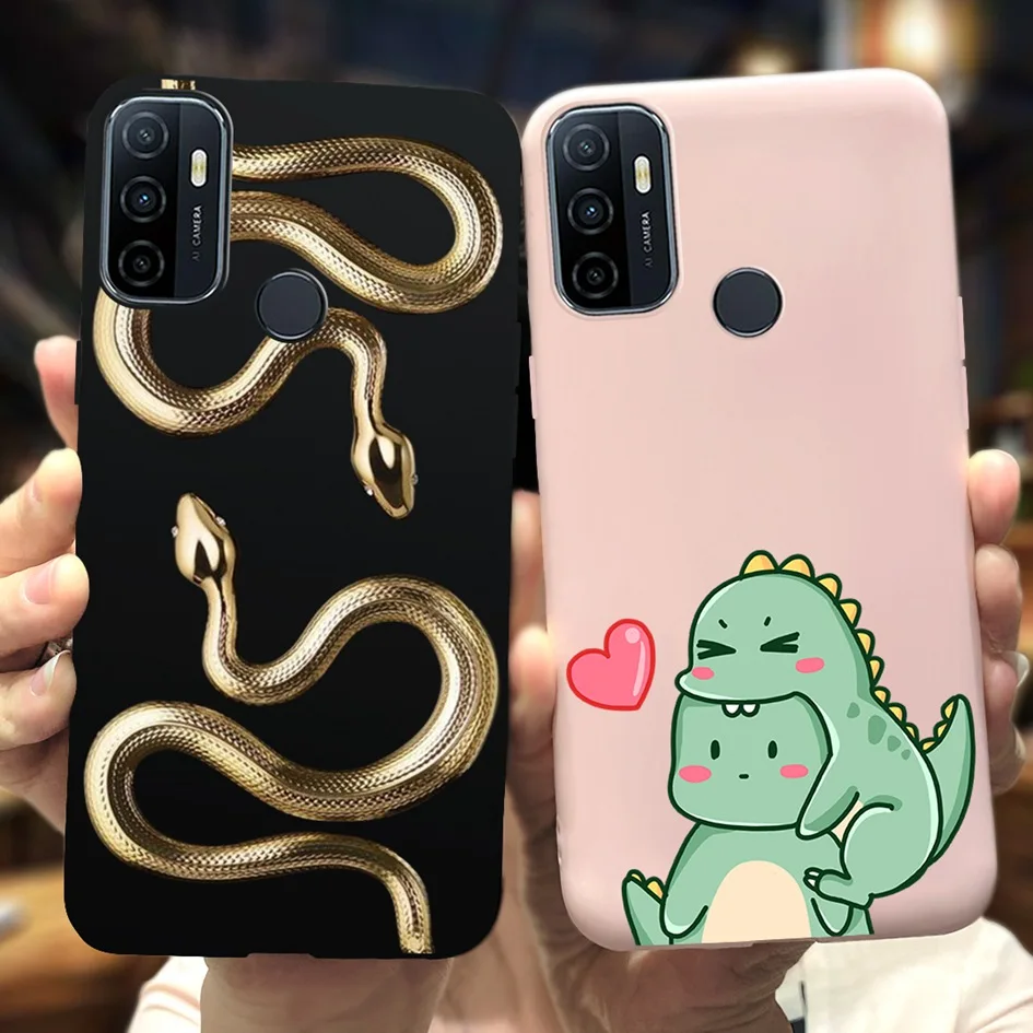 For Oppo A53 2020 Case Luxury Pattern Soft Silicone Cover Phone Case For OPPO A53S A32 2020 CPH2139 CPH2135 Coque OPPOA53S Funda