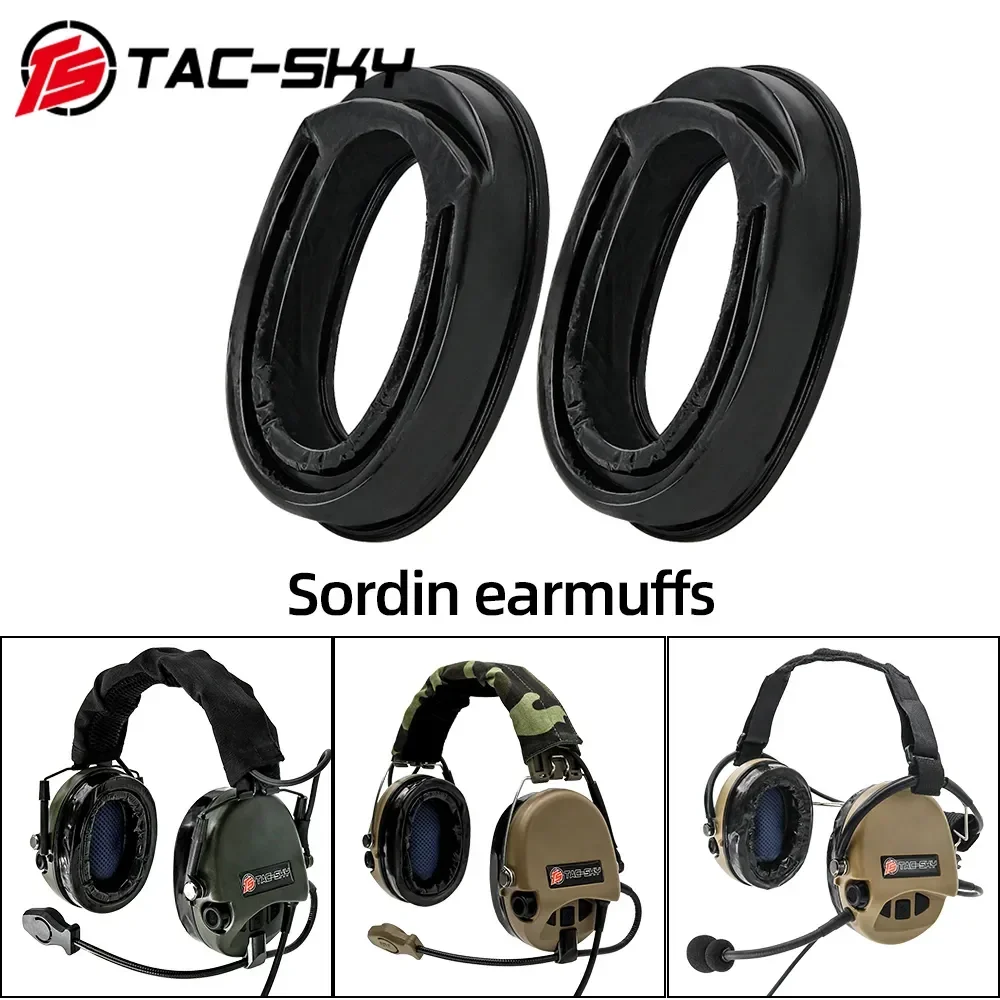 TAC-SKY TACTICAL  ACCESSORIES Electronic Shooting Earmuffs Silicone Ear Cushions Compatible with MSA SORDITactical Headset