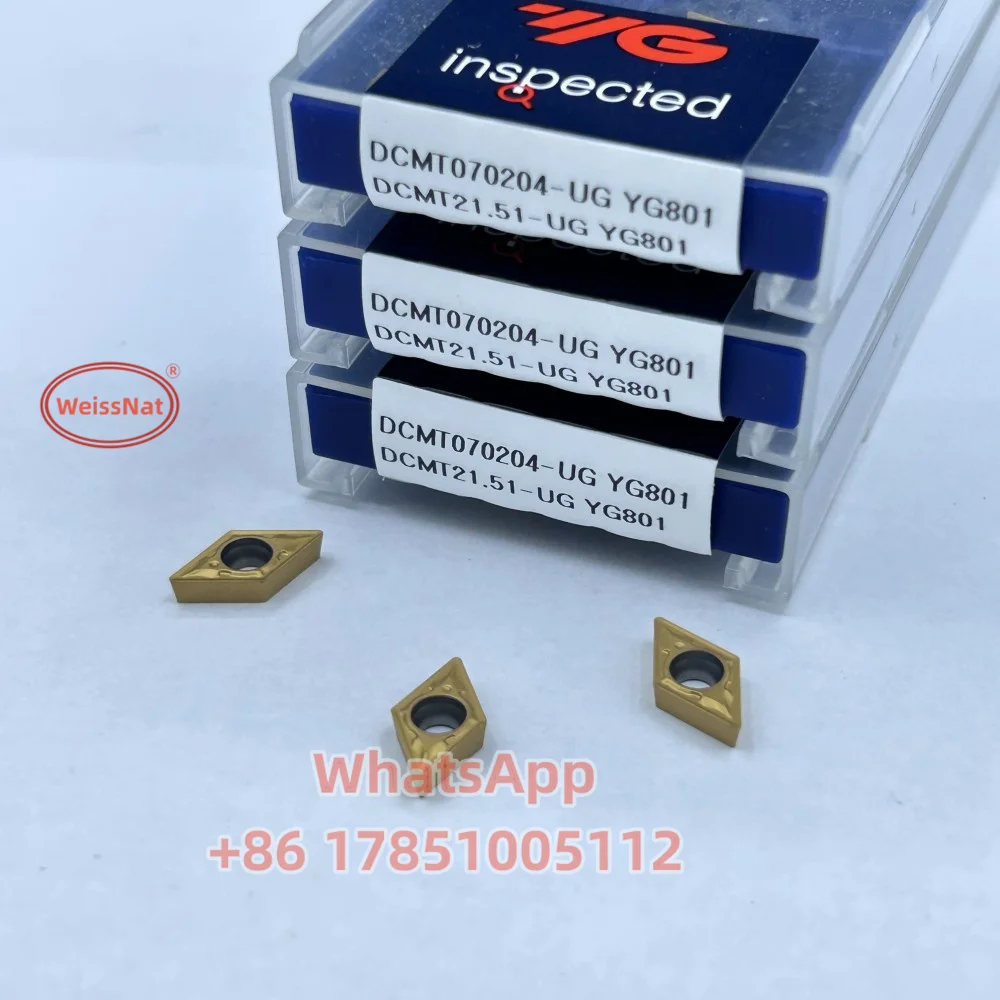 YG-1 DCMT070204 DCMT070208 DCMT11T304 DCMT11T308-UG UF YG3020 YG801 YG1001 Carbide Insert DCMT Inserts