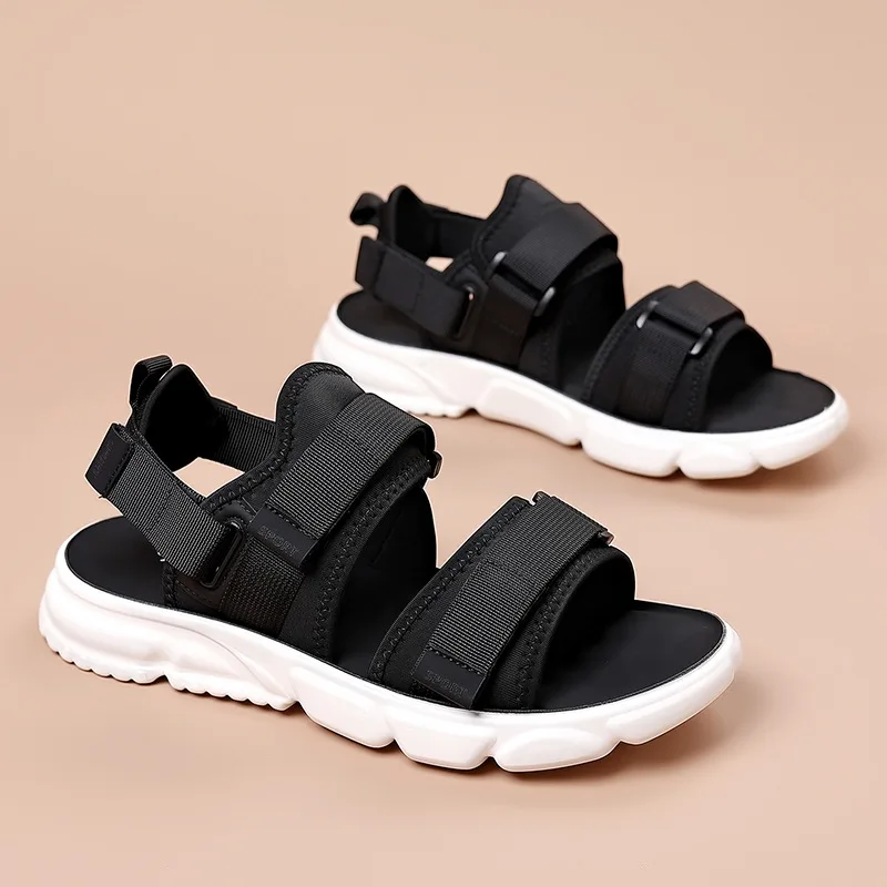 Sandals men's trendy summer outer wear breathable non-slip wear-resistant lightweight sports and leisure beach cool slippers men
