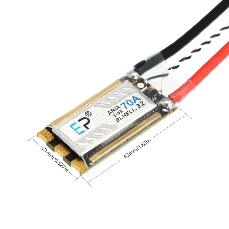 Ep aria am32 bl32 70a 35a 70amp único sem escova esc 3-6s sensor de medidor de corrente para avião rastreador rc fpv diy peças rc