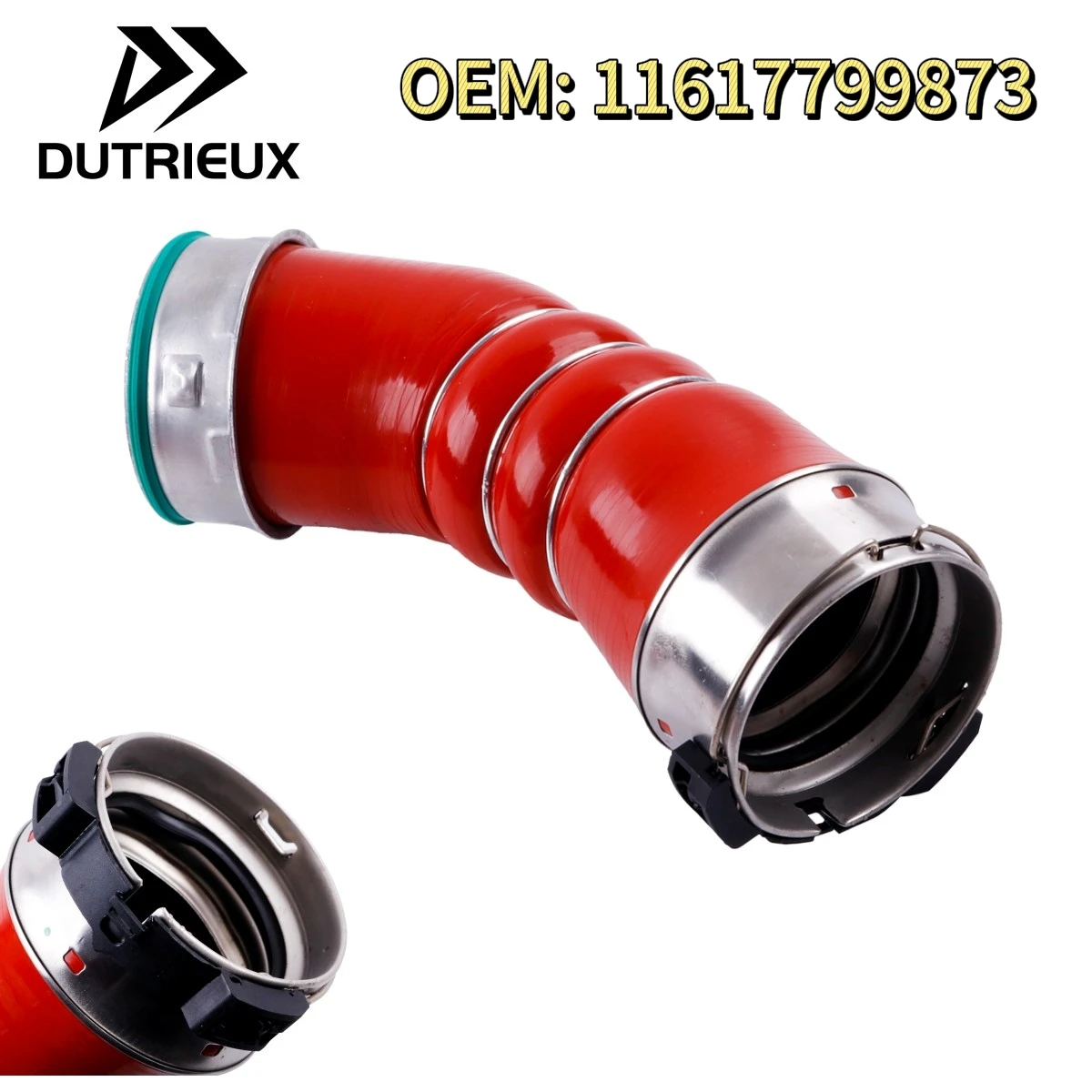 For BMW X5 E70 X6 E71 3.0D 3.5D TURBO SILICONE INTERCOOLER TURBO HOSE PIPE 11617799873