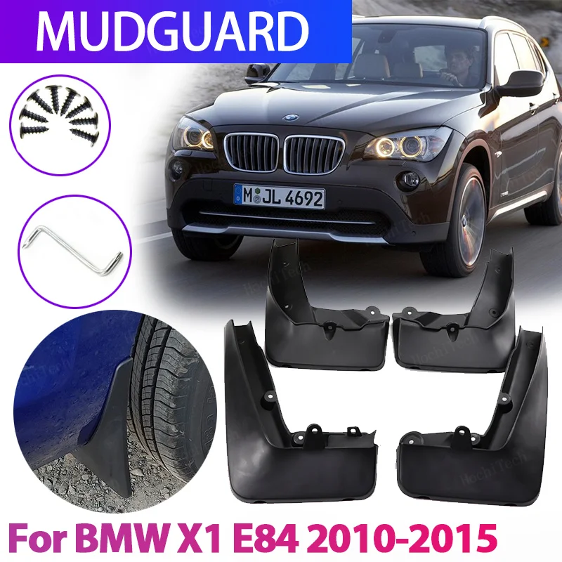 

4x Car Molded Mud Flaps Splash Guards Mudguards Front Rear Styling For BMW X1 E84 2010-2015 Mudflaps Splash Guards Mud Flap