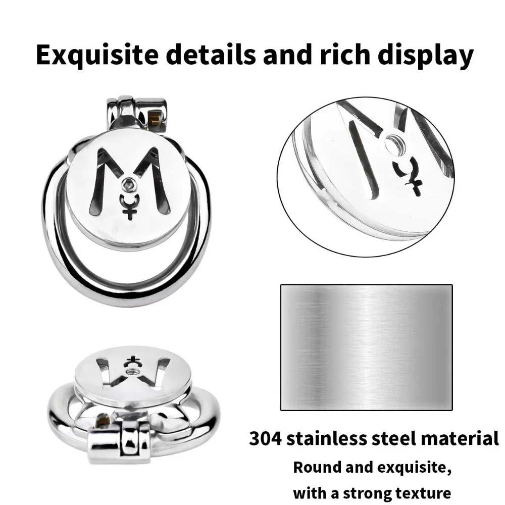 New Stainless Steel Chastity Cage for Men Abtinence and Comfort Chicken Cage Adult Sexy Toy Sexy Toys for Men Chastity Penis Cag