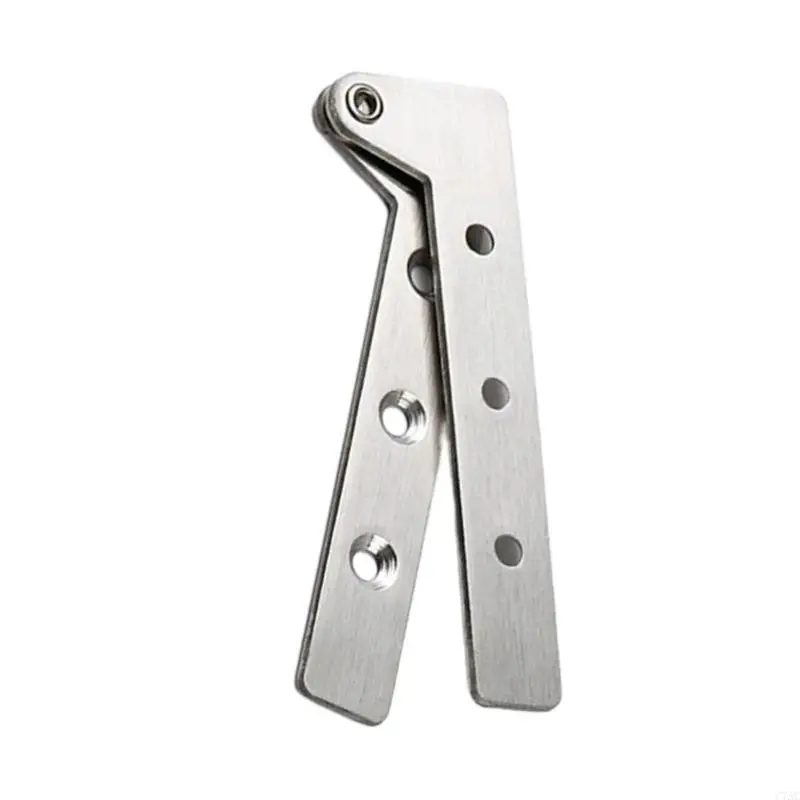 Bisagra pivotes puerta C7AC, bisagra oculta para estantería, bisagra rotación acero inoxidable, bisagras pivotes