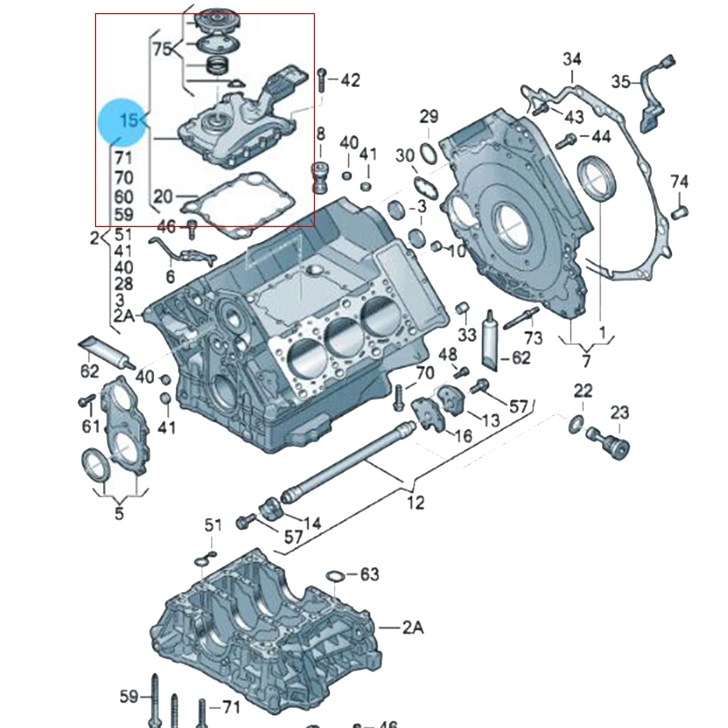 06E103547E 06E103547P Hochwertige Motorölabscheider-Auspuffbaugruppe für Audi A4 S4 A5 S5 A6 S6 A7 A8 S8 V6 2.4 2.5 2.8 3.2 – Detail 1