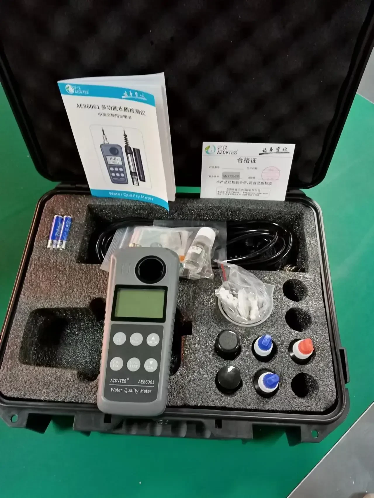 2025AE86061 5 in 1 DO PH 硝酸塩 アンモニア窒素 温度 水質計テスター