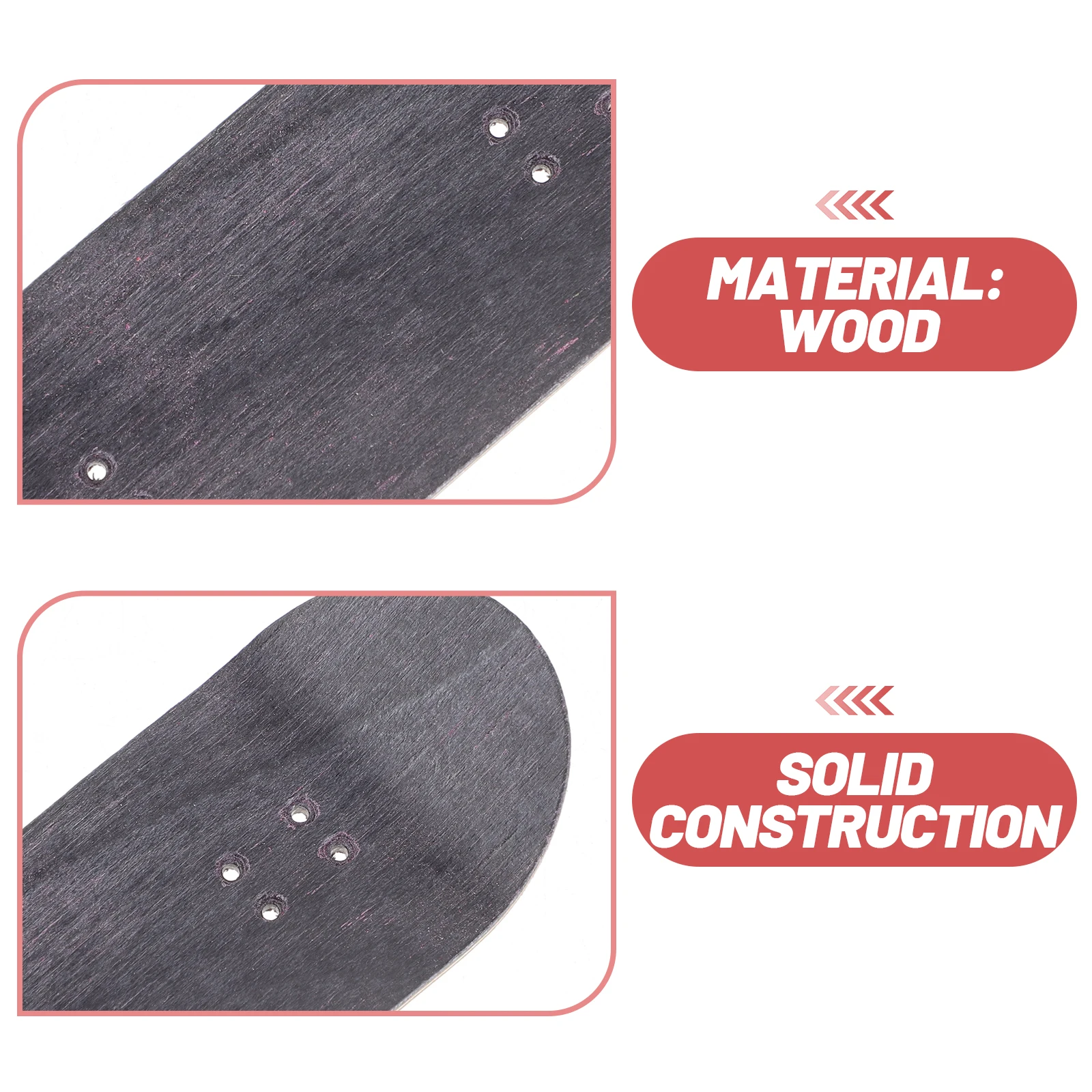 มินิสเก็ตบอร์ดสำหรับนิ้วมือ ฟิงเกอร์บอร์ดไม้ แผ่นรองเปลี่ยน น้ำหนักเบา ประสิทธิภาพยาวนาน เหมาะสำหรับทุกระดับทักษะ DIY