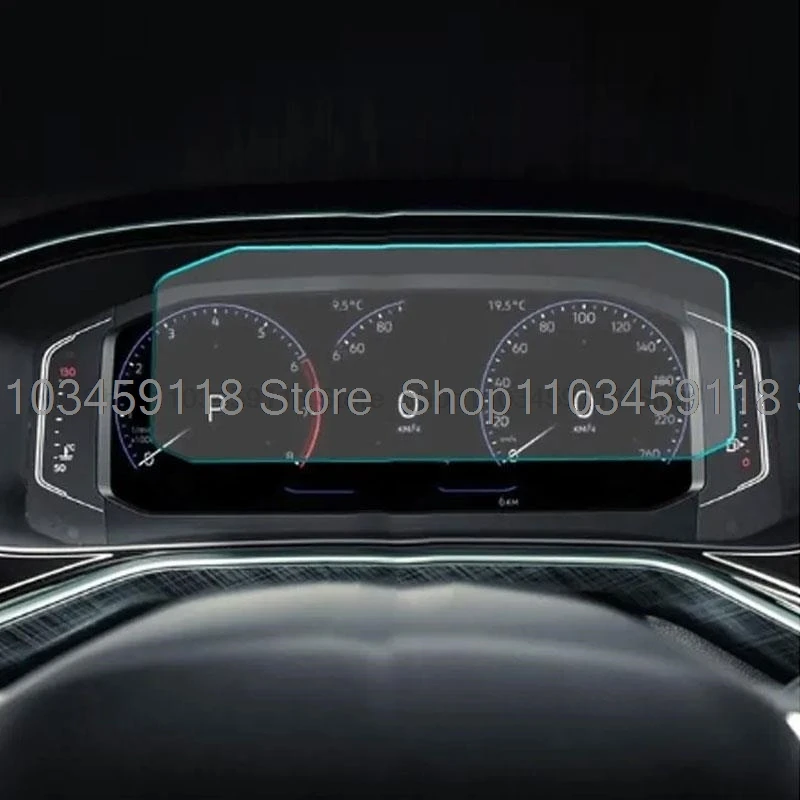Tempered glass Screen  protector film For Volkswagen  VW Passat B8  2020-2023 dashboard instrument  anti-scratch accessories