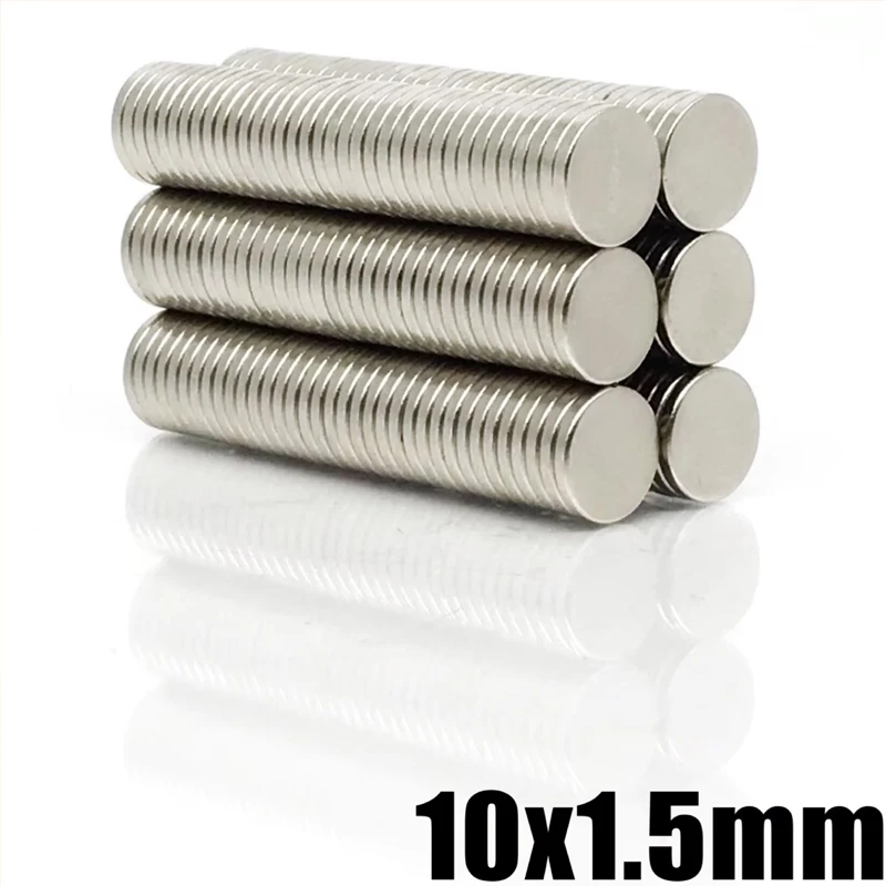 10x1.5mm 20/50/100/200/500/1000pcs Thin Round Shape Craft Diy Office Whiteboard Fridge 10*1.5mm Accessory