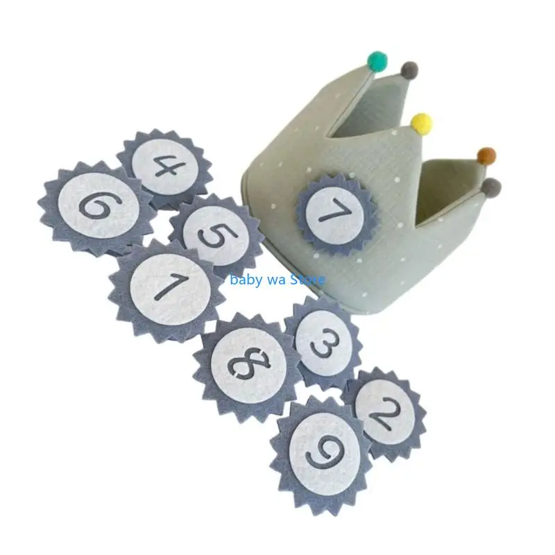 

Kids Birthday Crown Hat Photo Props Headwear Accessories Baby Nursery Room Decor 4XBD