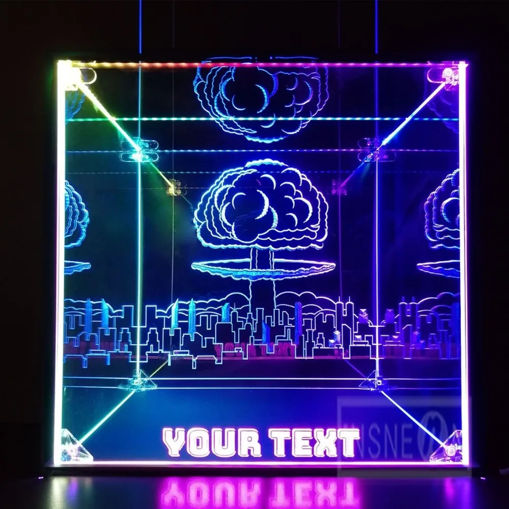 

Customized Acrylic Light Box Display Design Personalized Logos Graphics Letters Design Scenario Display Model LED Light Box