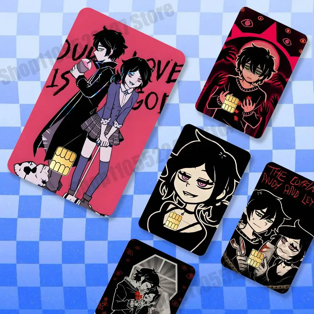 

Horror Game A-Andy Leyley Leyley Holographic Laser Shinny Film Skin Cover Sticker for Debit Credit Card Bank Card