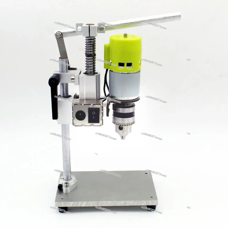 DIY Type 7-speed Motor Chuck High-precision Mini Bench Drill and Milling Machine Household Multi-power Drilling Machine