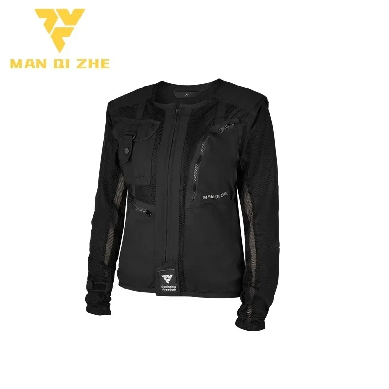 

Men's Motorcycle Jacket Summer Riding Suit Women Mesh Comfort Breathable Anti-drop Locomotive Suit Functional Wind Jacket Armor