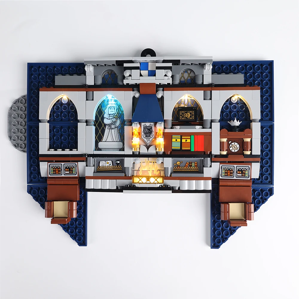 EASYLITE LED Light Kit For 76411 Ravenclaw House Banner Book Building Blocks DIY Gift Toys Set (Not Included Blocks)