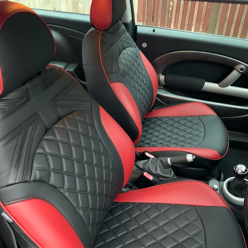 For MINI Cooper R58 R59 ROADSTER Car Seat Cover Cushion Pad PU Leather Waterproof Dirt Resista Protector Styling Accessories