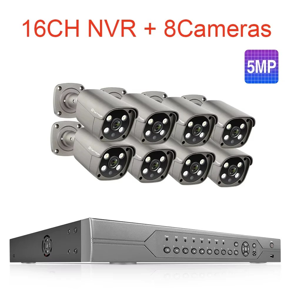 Variant: 16CH 8pcs 5MP Cam