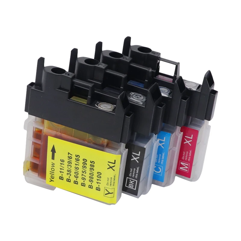 Compatible ink cartridge for brother DCP- J140W/145C/165C/185C/195C/197C for LC38/LC11/LC61/LC63/LC65/LC67/LC980/LC1100/LC990