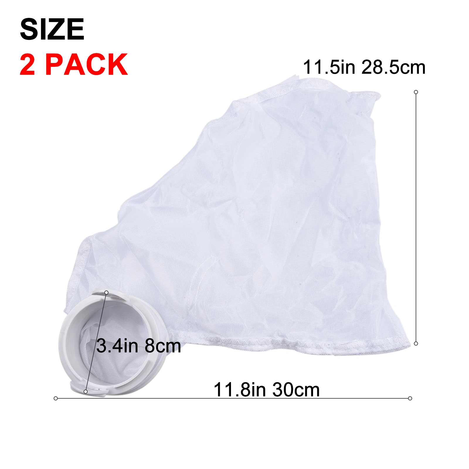 

Pool Cleaner Bags for Polaris 280/480 Part K13 K16, Pack of 2, Strong and Long lasting Filters for Effective Cleaning