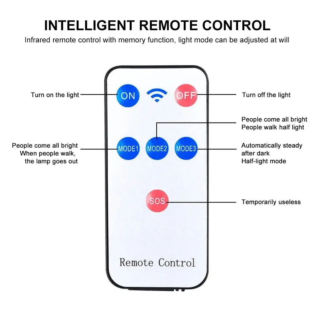 Foldable LED Solar Light 360 Degree Rotation IP65 Waterproof Outdoor Wall Lamp Adjustable Remote Control Solar Street Floodlight